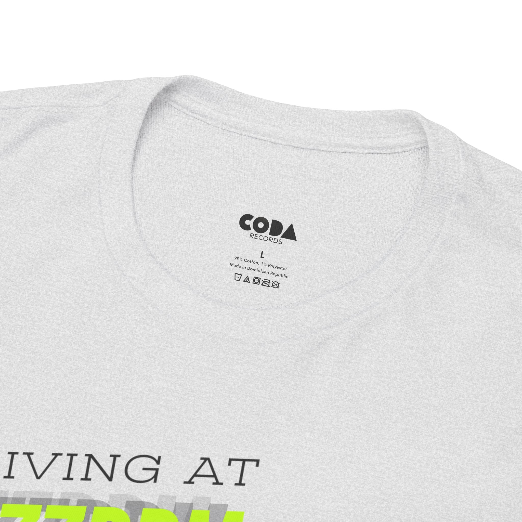 'Living at 33rpm' Flouro Men's T-Shirt