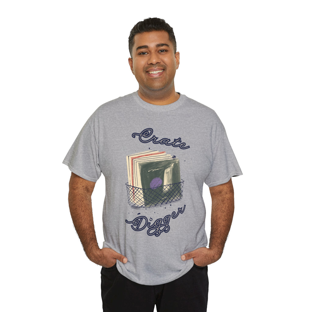 'Crate Digger' Vinyl Records Men's T-Shirt