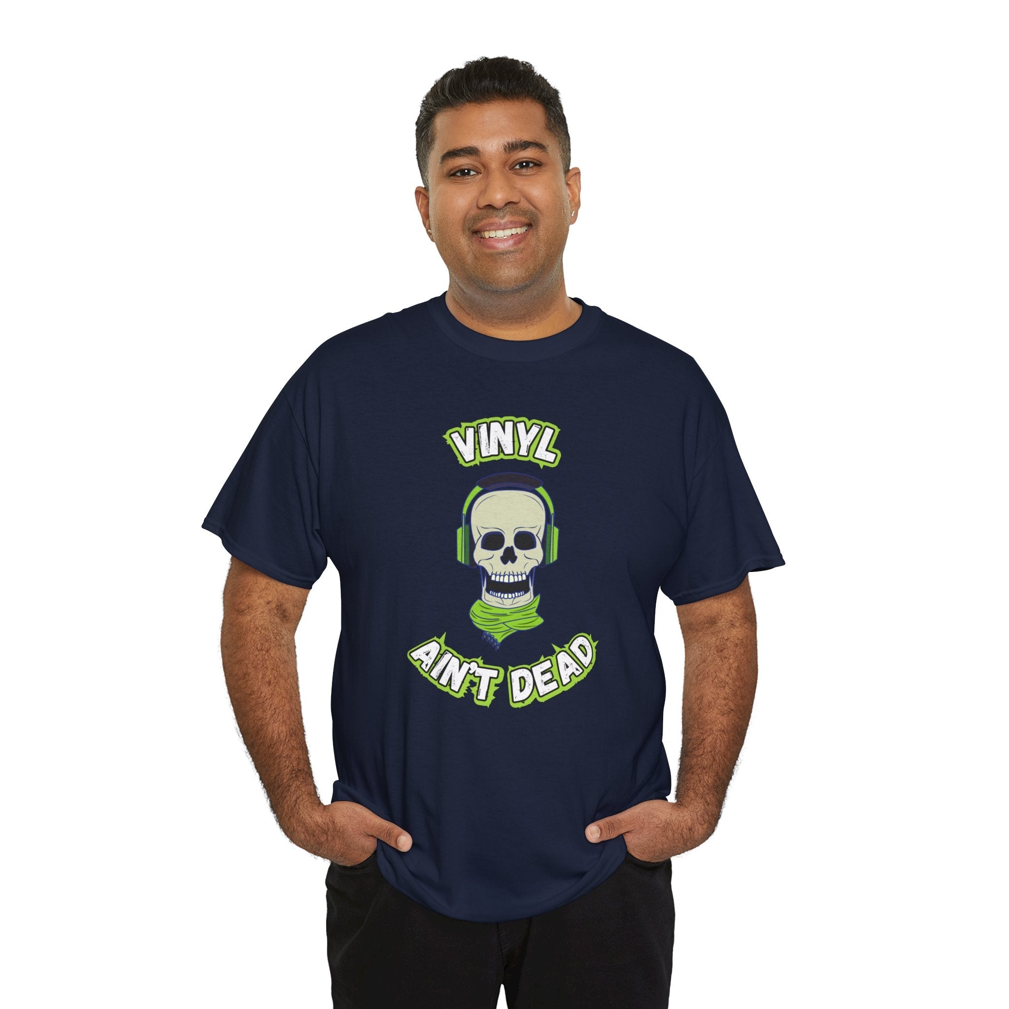 'Vinyl Ain't Dead' Headphones Men's T-Shirt