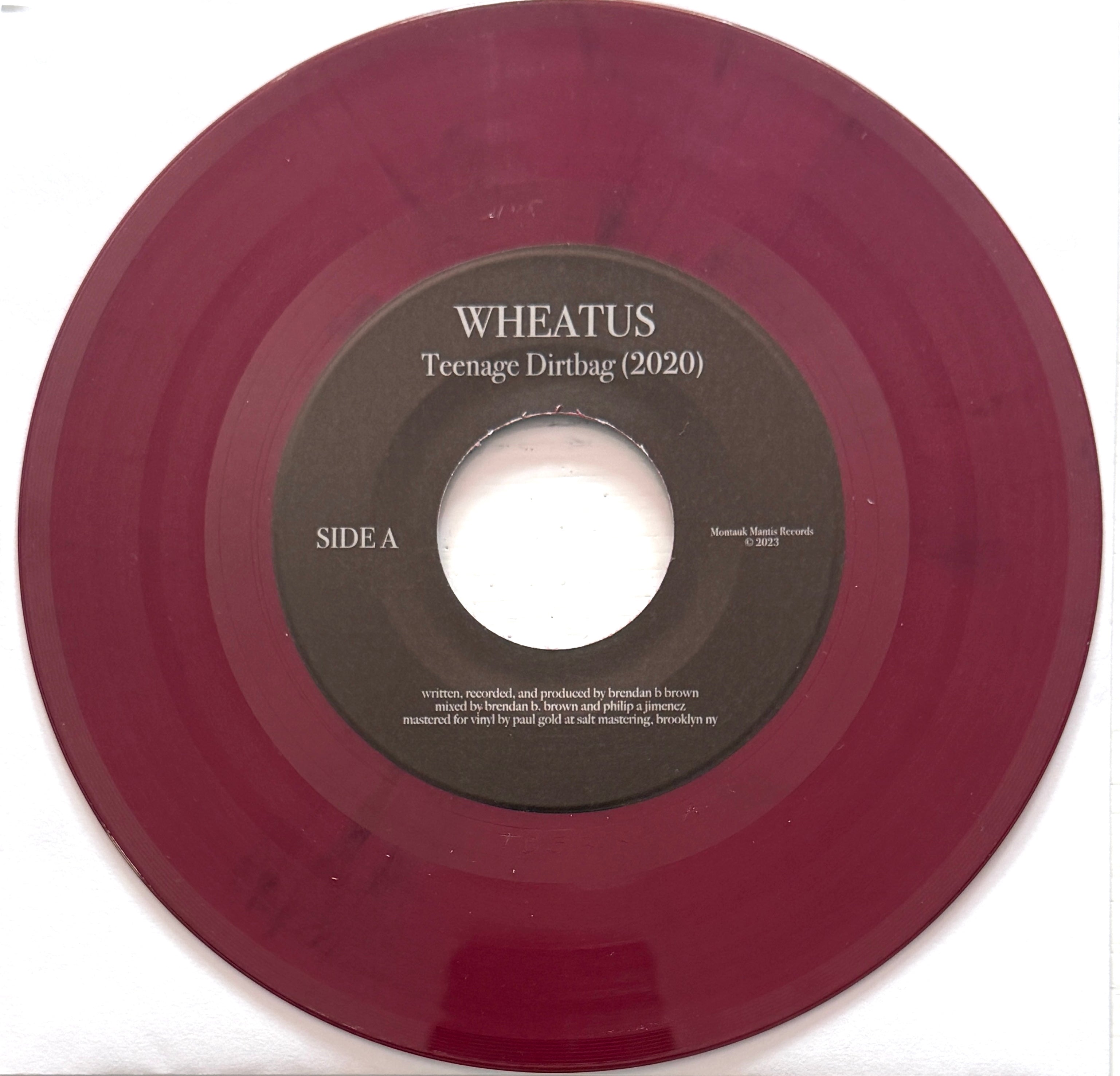 Wheatus – Teenage Dirtbag – 2020 Pop Rock · 7" Vinyl · Numbered Limited Edition