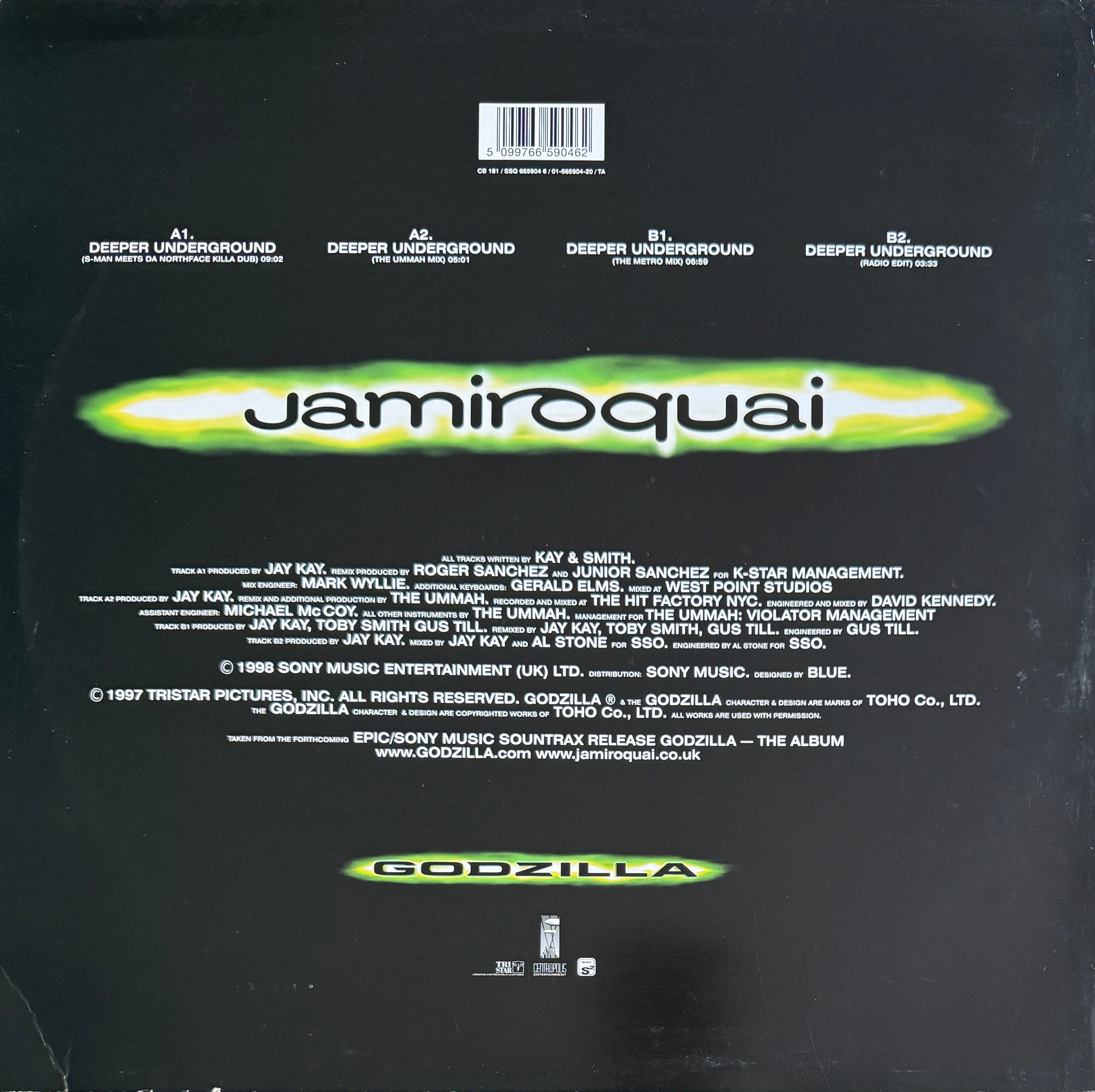 Jamiroquai – Deeper Underground – Sony Soho Square – 1998