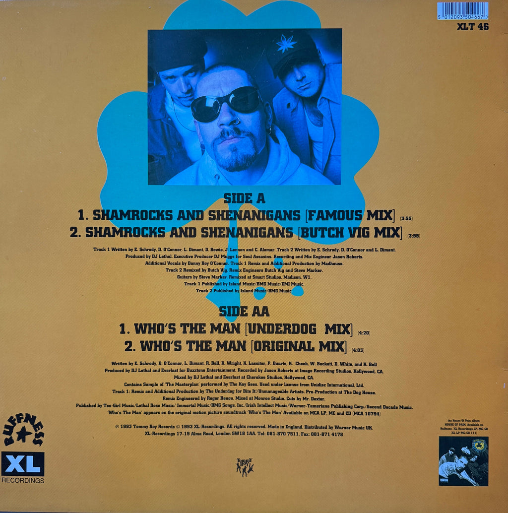 House Of Pain – Shamrocks And Shenanigans / Who's The Man – XL Recordings – 1993