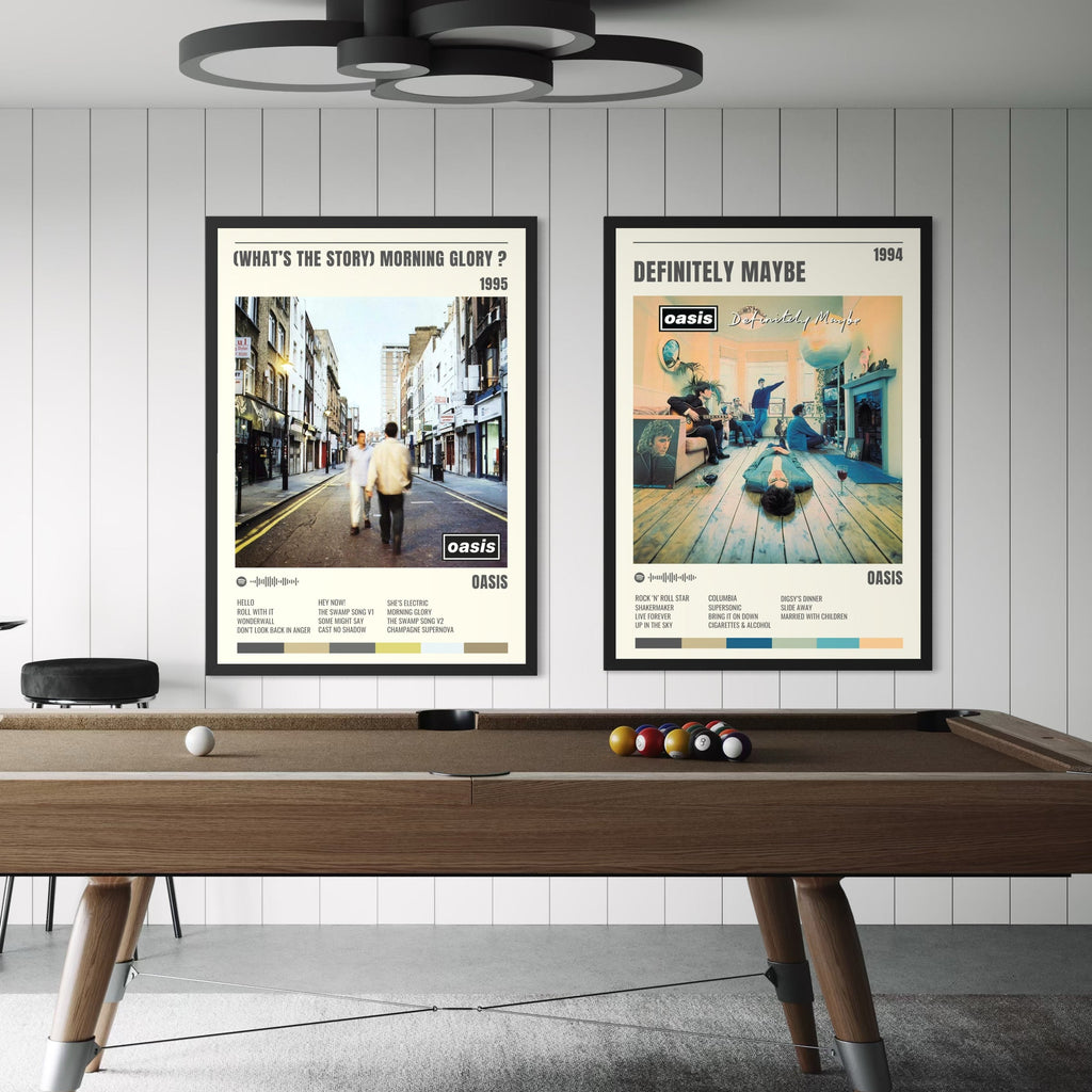 (What's The Story) Morning Glory - Oasis Inspired Album Track Poster
