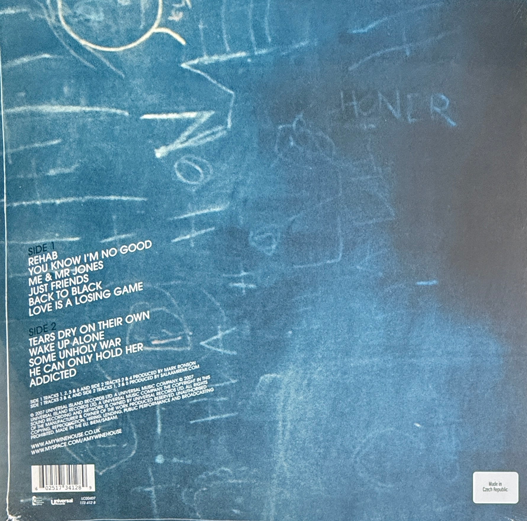 Amy Winehouse – Back To Black – Universal Records Back in Stock!
