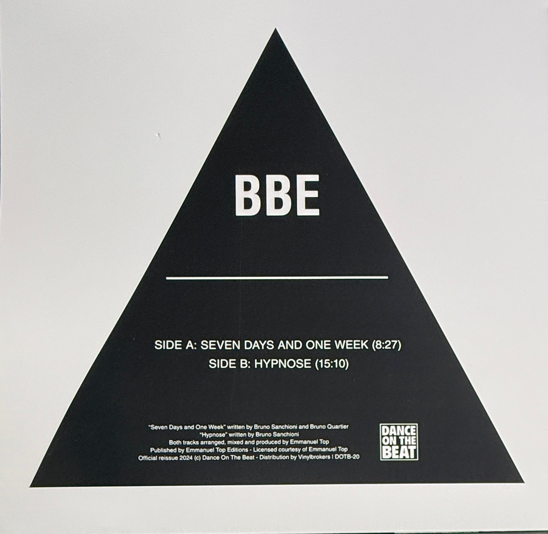 BBE – Seven Days And One Week 12" Blue Translucent Vinyl