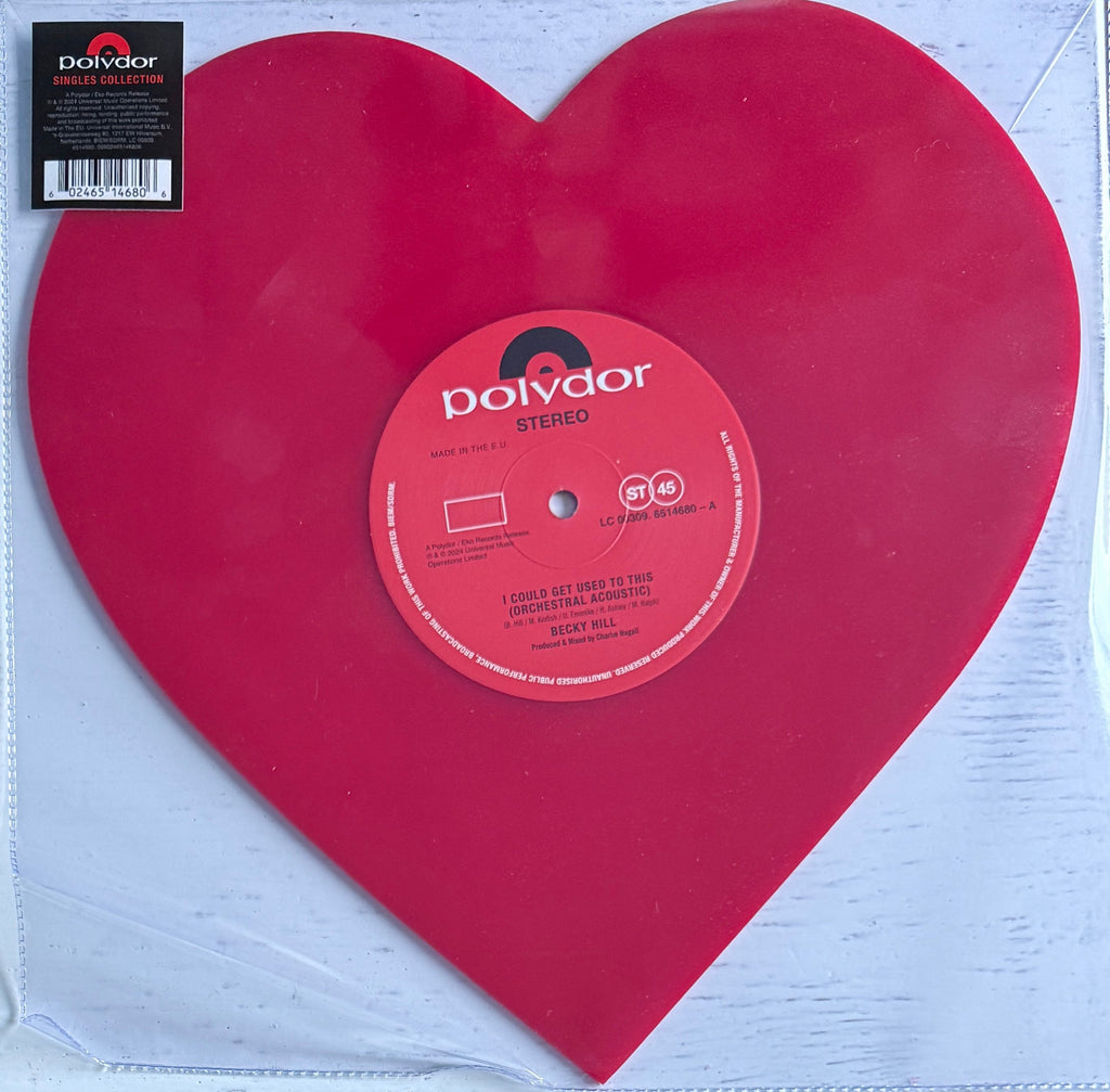Becky Hill – I Could Get Used To This Red Heart Shaped Vinyl 2024