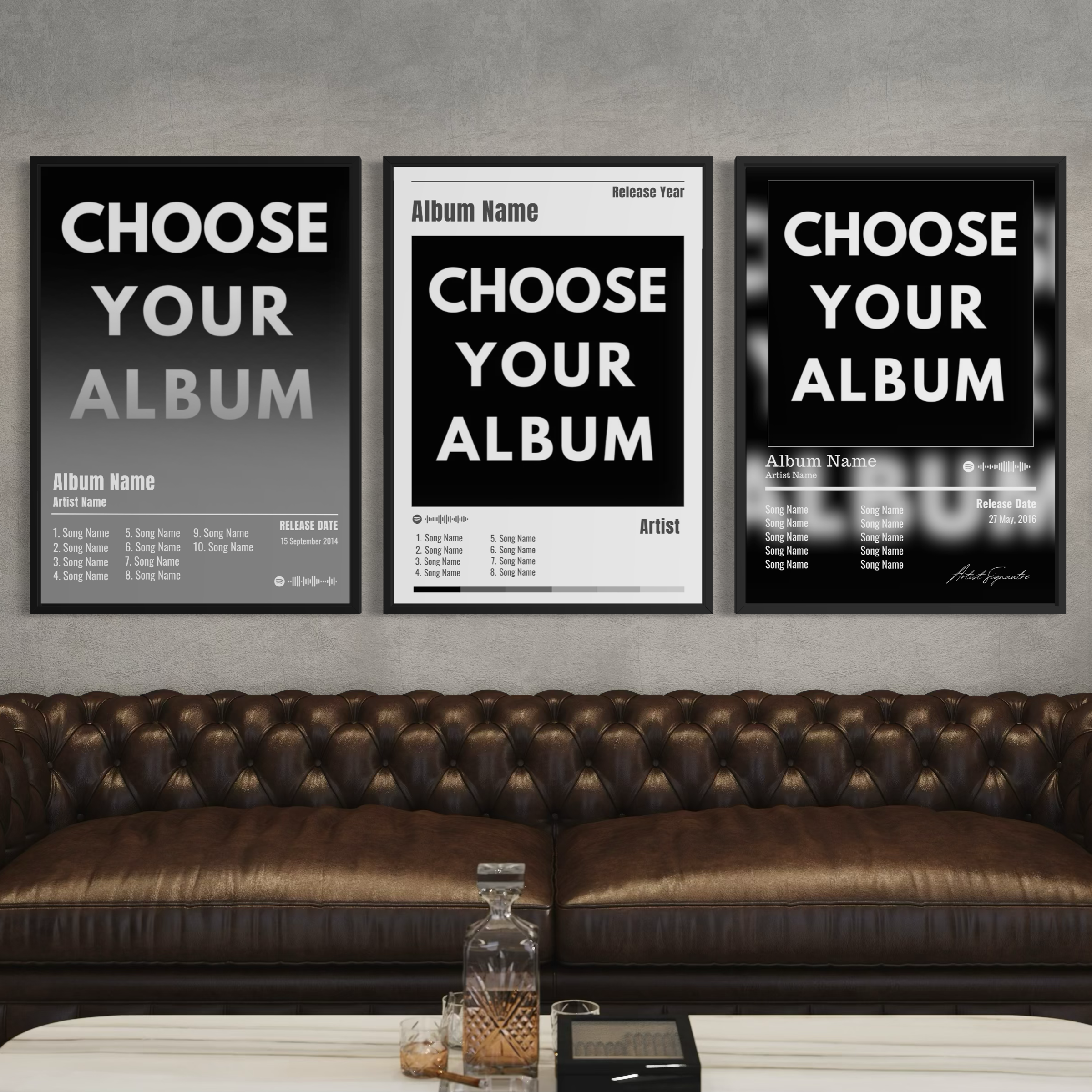 Custom Album Poster