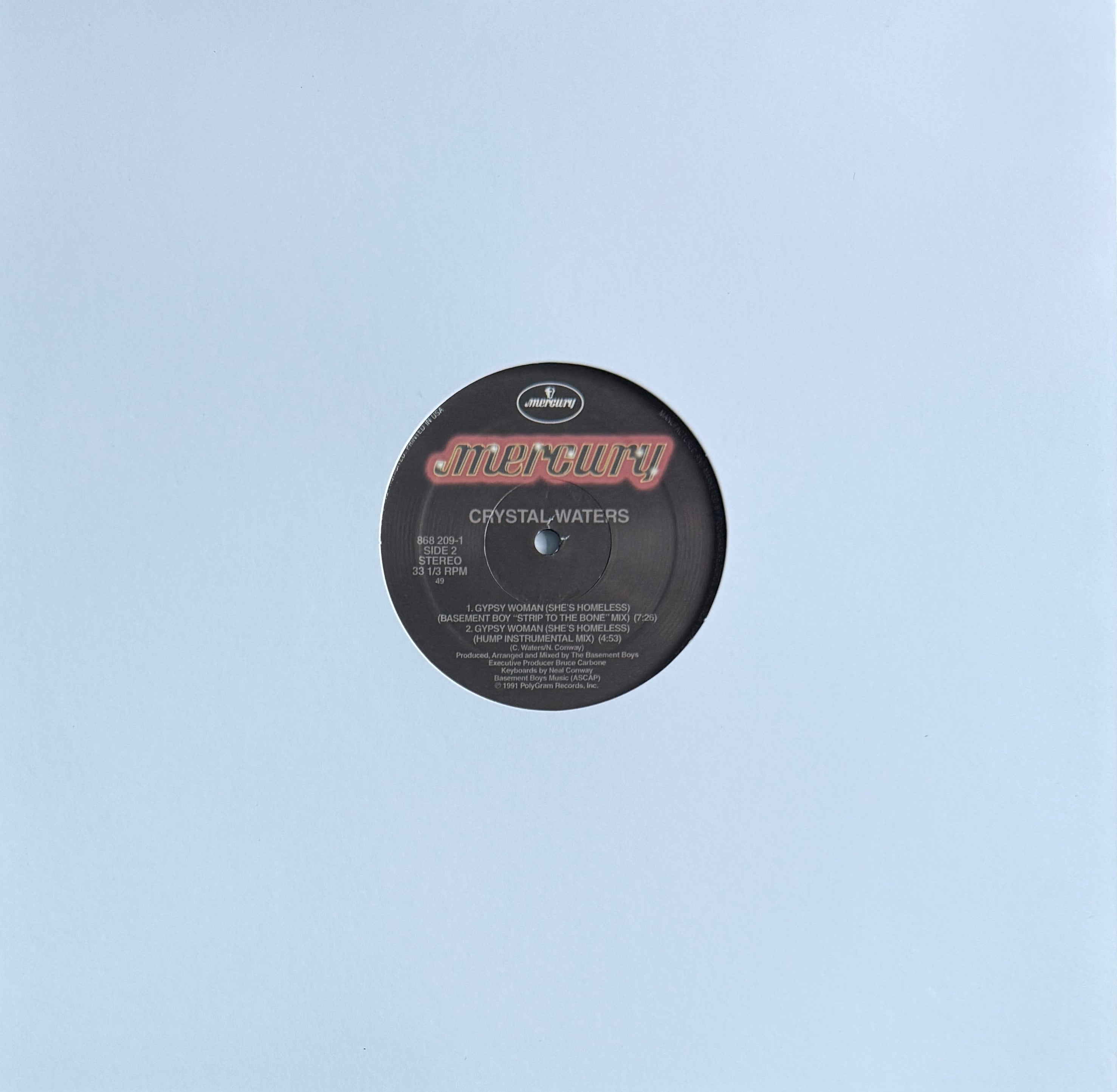 Crystal Waters – Gypsy Woman (She’s Homeless) – Mercury – 2022