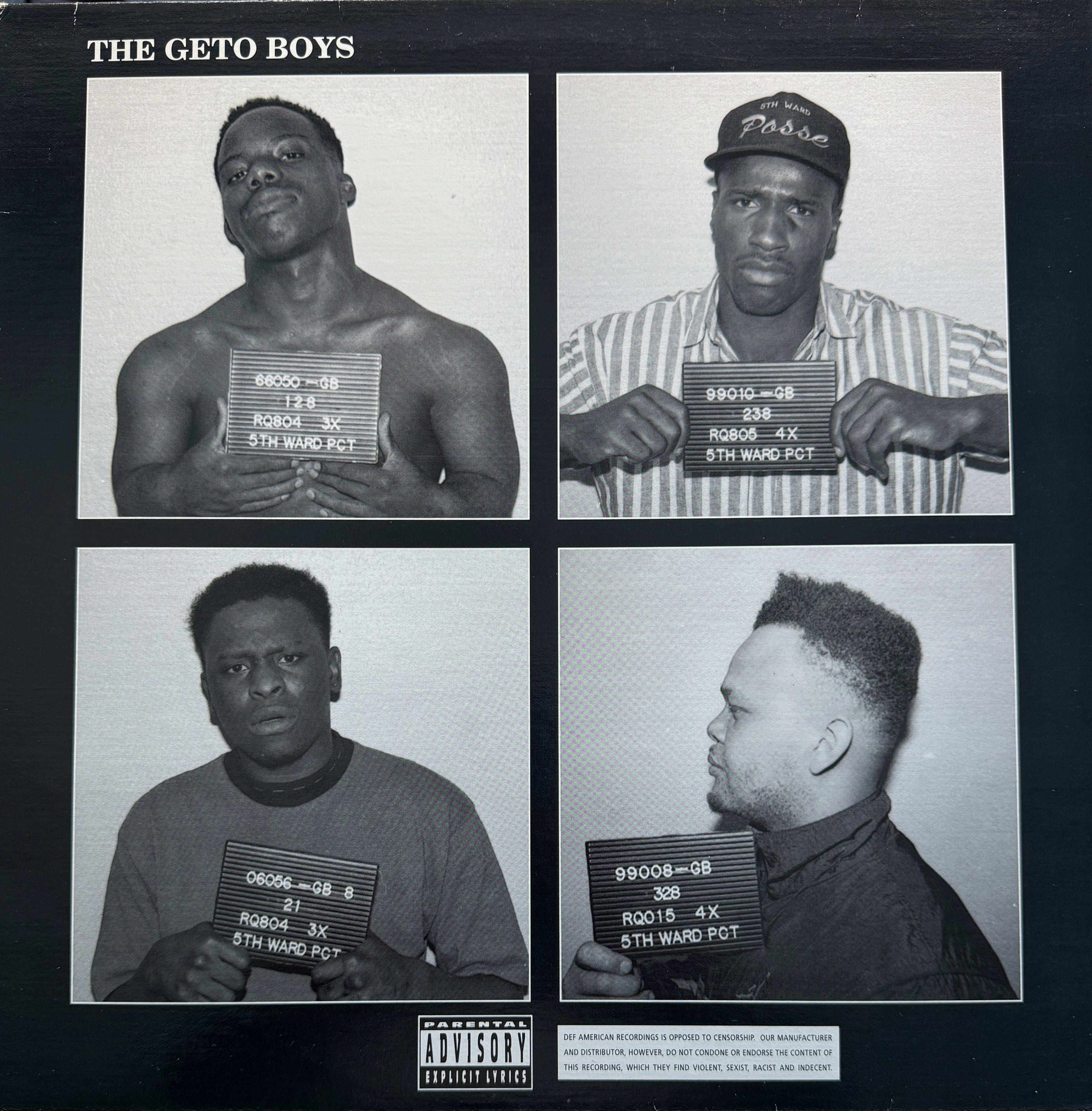 The Geto Boys – The Geto Boys – Def American / Rap-A-Lot Records – 1990