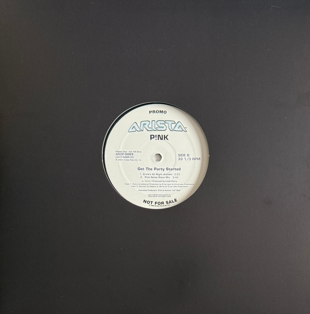 P!NK – Get The Party Started – Arista – 2001 Pink