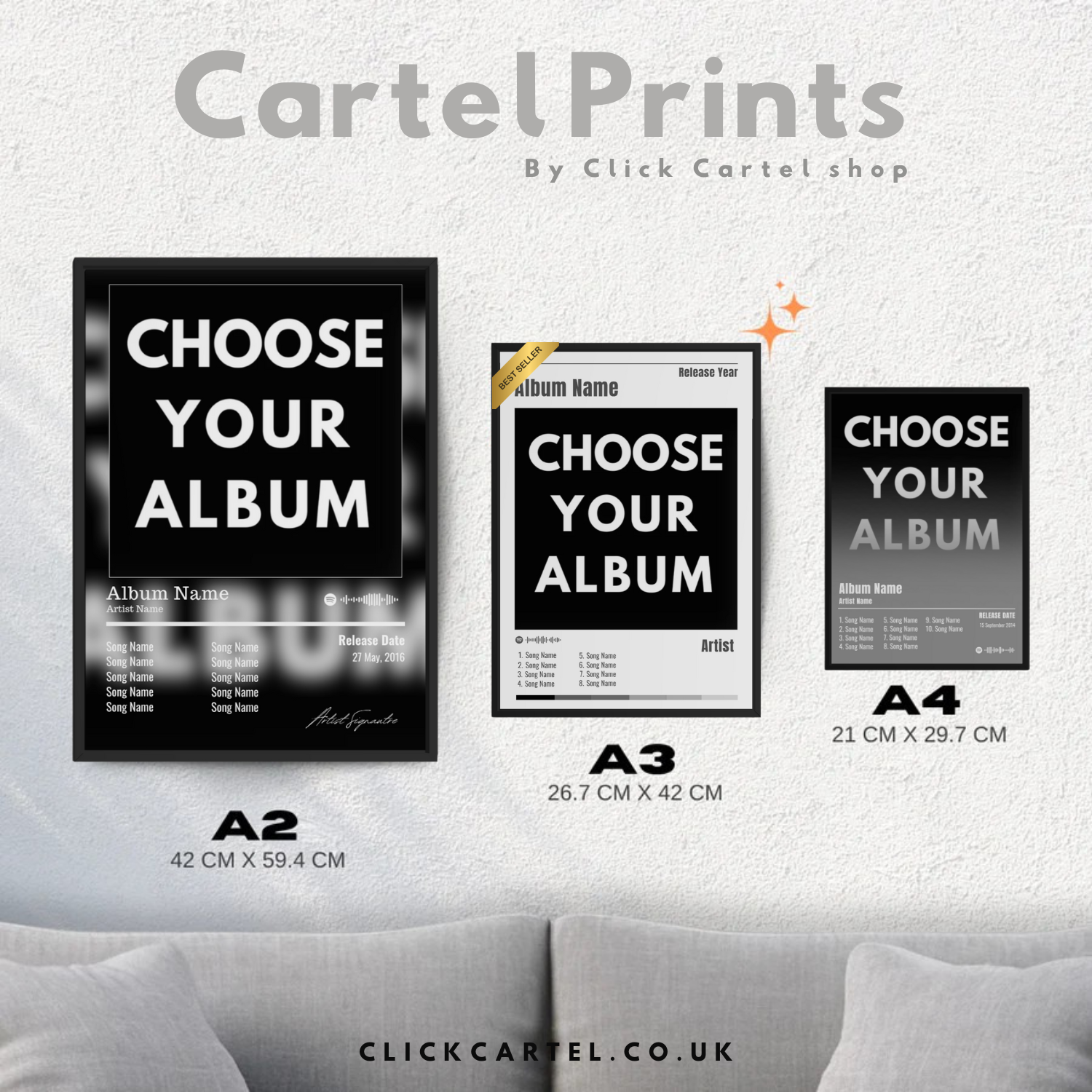 Custom Album Poster