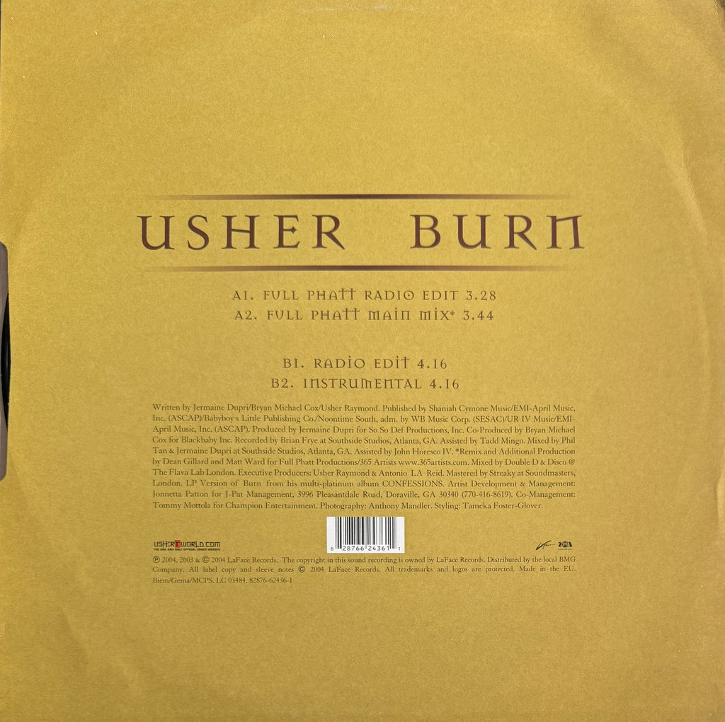 Usher – Burn – Laface Records – 2004