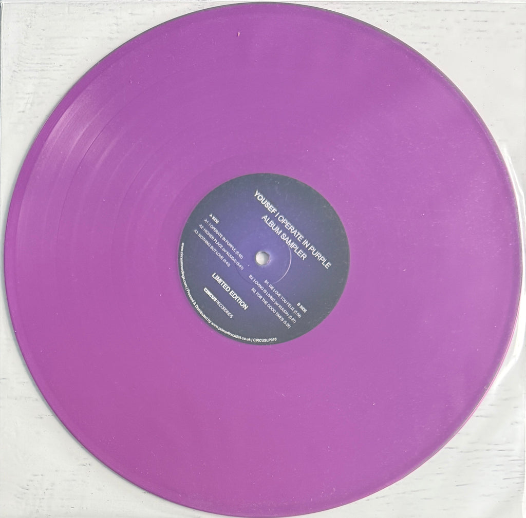 Yousef – I Operate In Purple Album Sampler – Circus Recordings – 2025